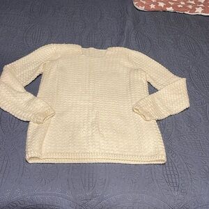 Sweater hand made knitted